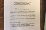 Photo of draft legislation text