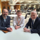Richard Fuller MP with CPRE Chief Executive Roger Mortlock and public affairs manager, Ed Molyneux