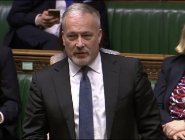 Richard speaking in House of Commons