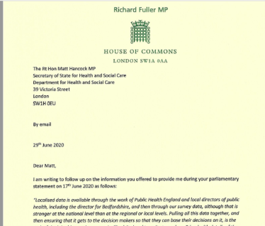 Letter to Matt Hancock