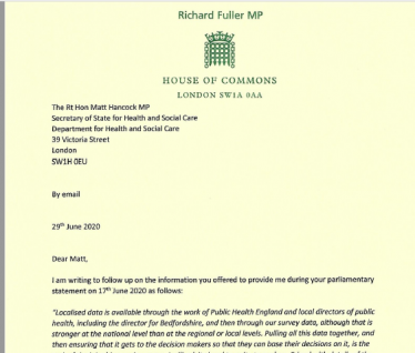 Letter to Matt Hancock