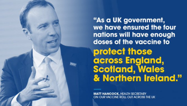 Matt Hancock vaccine quote