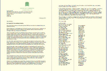 Weddings Sector letter