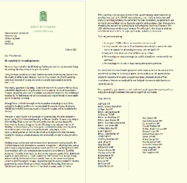 March 21 Weddings letter