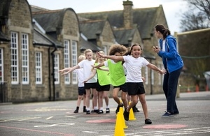 school sports lesson