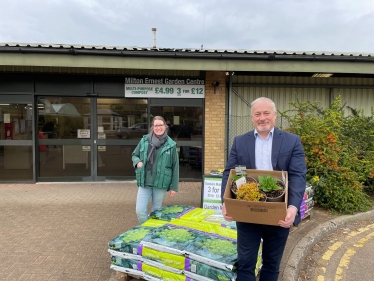 RF at Milton Ernest Garden Centre