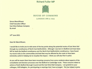 Letter to Blanchflower