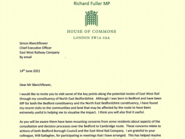 Letter to Blanchflower