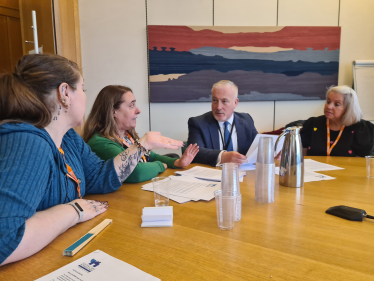 Richard Fuller meeting with IWGB in Parliament