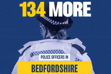 Extra Police Officers for Bedfordshire