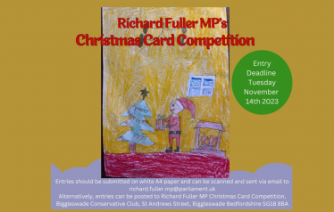 Christmas Card Competition Poster