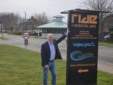 Richard Fuller MP at Ride Leisure