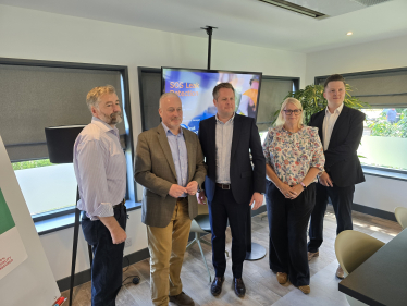 Richard Fuller MP at SOS Leak Detection