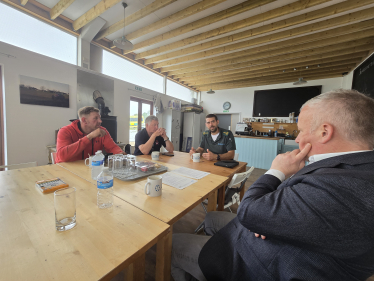 Richard Fuller MP meeting with Ambulance Response Group in Thurleigh