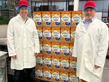 Jordans Dorset Ryvita Factory Tour with Tom Pursglove