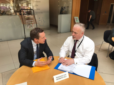 Richard with Tom Pursglove