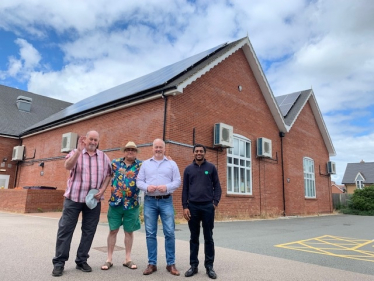 Great Denham Community Hall solar panels