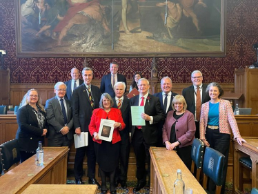 Richard with the Special Envoy for Freedom of Religion Bill Committee members in Parliament 