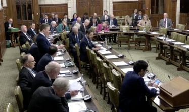 Richard attending the Westminster Hall debate in January 2025 on Listed Places of Worship Scheme