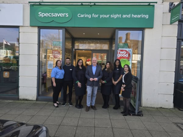 Richard Fuller at Specsavers in Biggleswade