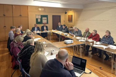 Political meeting of Stop East Park Energy