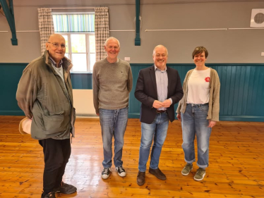 Richard Fuller MP with Blunham Parish Council