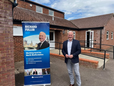 Richard Fuller at Riseley drop-in surgery