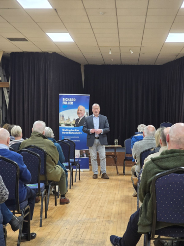 Sandy Town Hall meeting with Richard Fuller MP