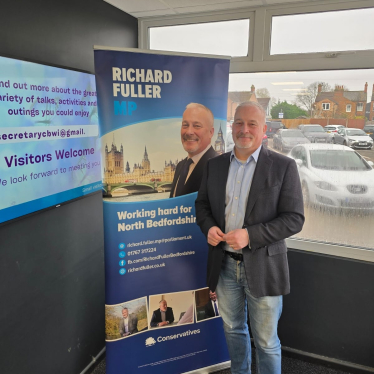 Richard Fuller MP at Clapham Village Hall for Drop-in Surgery