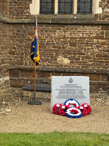 Memorial stone to A558 victims