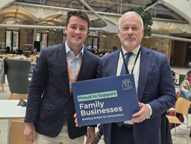 Richard Fuller with Tom Ridgeway of Family Business UK