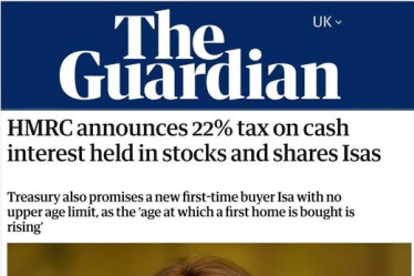 Guardian newspaper headline image