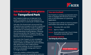 Kier Tempsford Park Flyer