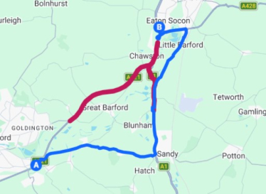 Highways diversion routes