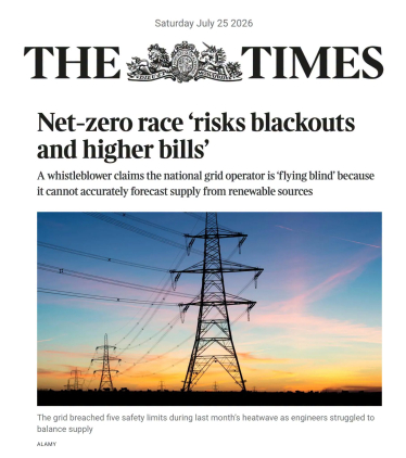screenshot of times article