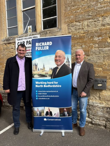 Richard Fuller MP with Cllr Dylan Simmons