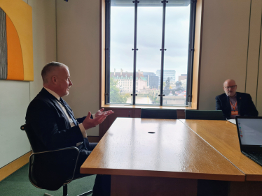 Richard with National Highways Regional Director of Operations