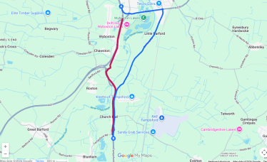 A1 southbound diversion