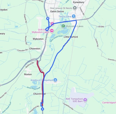 A1 northbound diversion