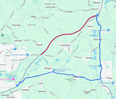 a421 eastbound closure