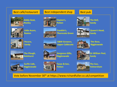 Graphic of competition finalists