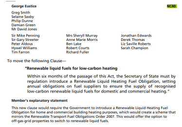 Energy Bill amendment