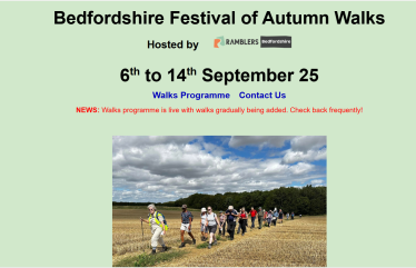 Image from the Bedfordshire Festival of Walks website