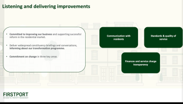 Screenshot of Firstport Slides