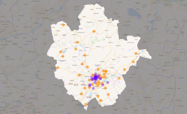 Bedford Borough Levi Fund Chargepoint Proposals Map