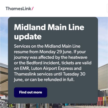 Midland Mainline resumes