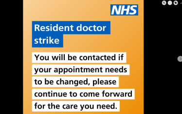NHS Strike image