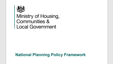 National Planning policy Framework document image