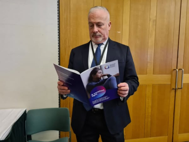 Richard Fuller attending Autism event in Portcullis House