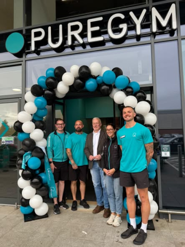 Richard Fuller MP with the Team at PureGym